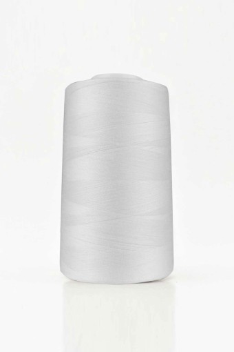 FIRAT - Dicle No:120 Kesik Elyaf Polyester Dikiş İpliği 500 Gr - Beyaz - STD