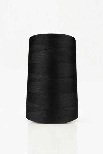 FIRAT - Dicle No:120 Kesik Elyaf Polyester Dikiş İpliği 500 Gr - Siyah - STD