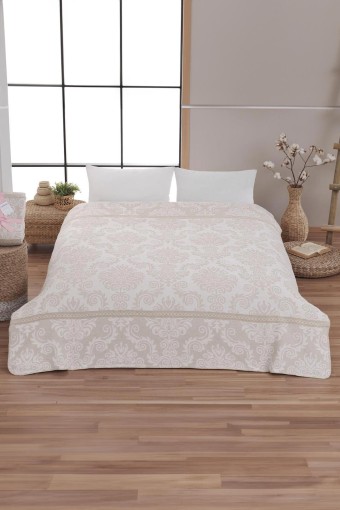 DİNARSU - Dinarsu Battaniye Çift Kişilik Otantik Pamuklu