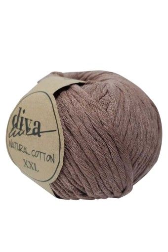 DIVA - Diva Natural Cotton XXL El Örgü İpliği 100 Gr. 70 Mt. DIVA - Diva Natural Cotton XXL El Örgü İpliği 100 Gr. 70 Mt.