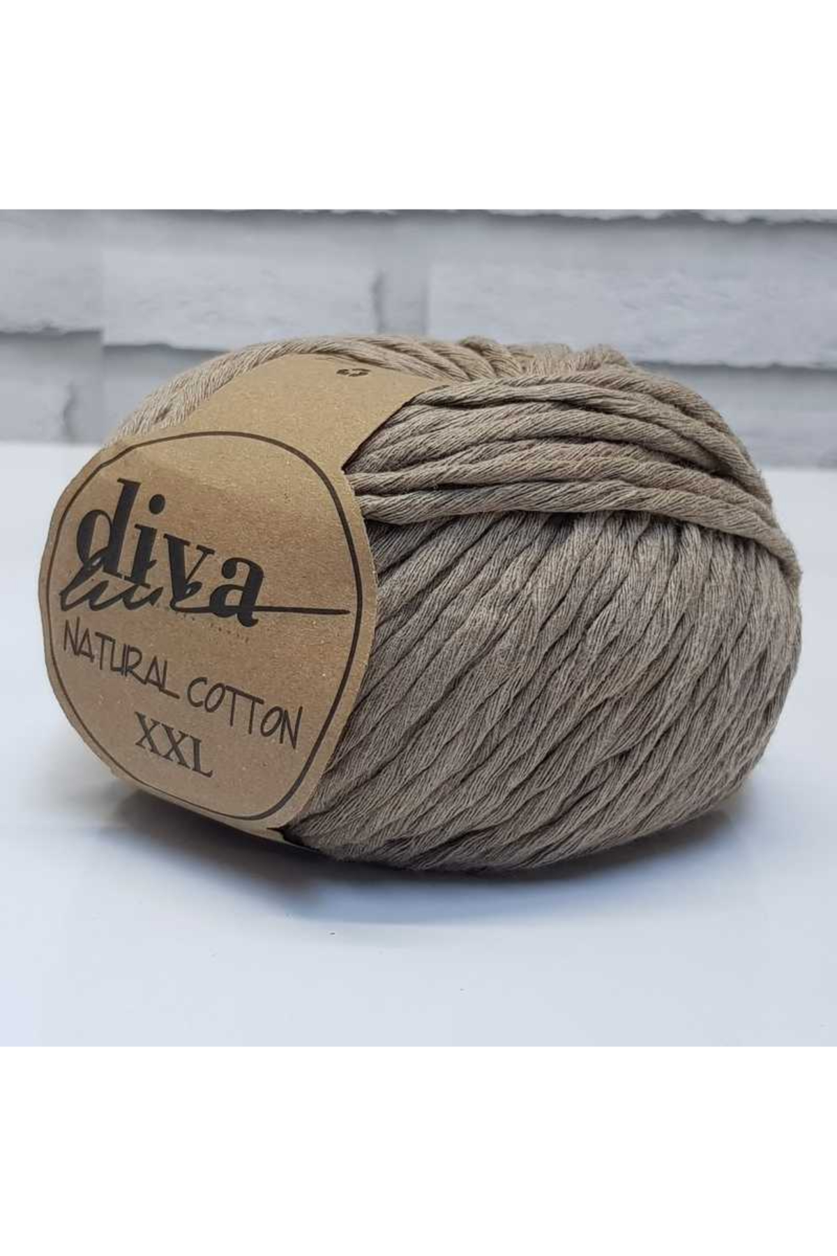 Diva Natural Cotton XXL El Örgü İpliği 100 Gr. 70 Mt. - Thumbnail