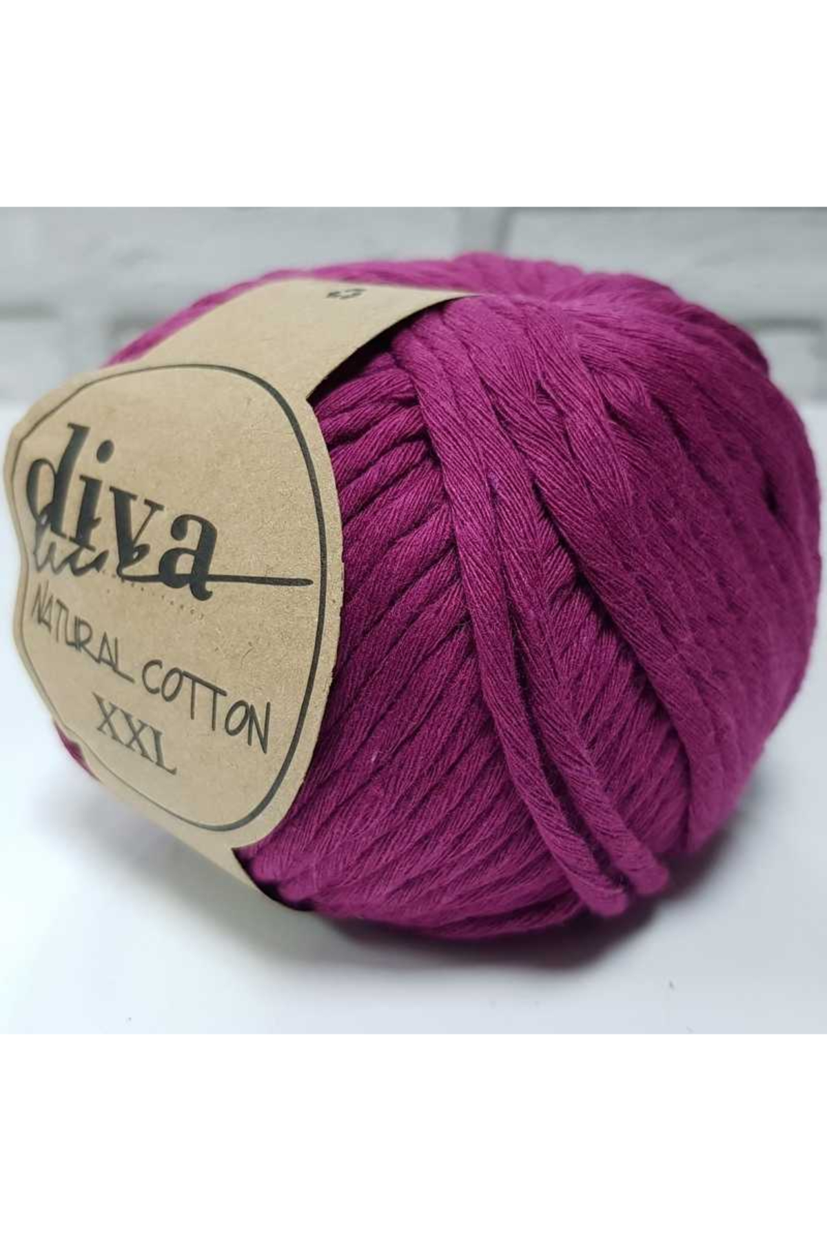 Diva Natural Cotton XXL El Örgü İpliği 100 Gr. 70 Mt. - Thumbnail