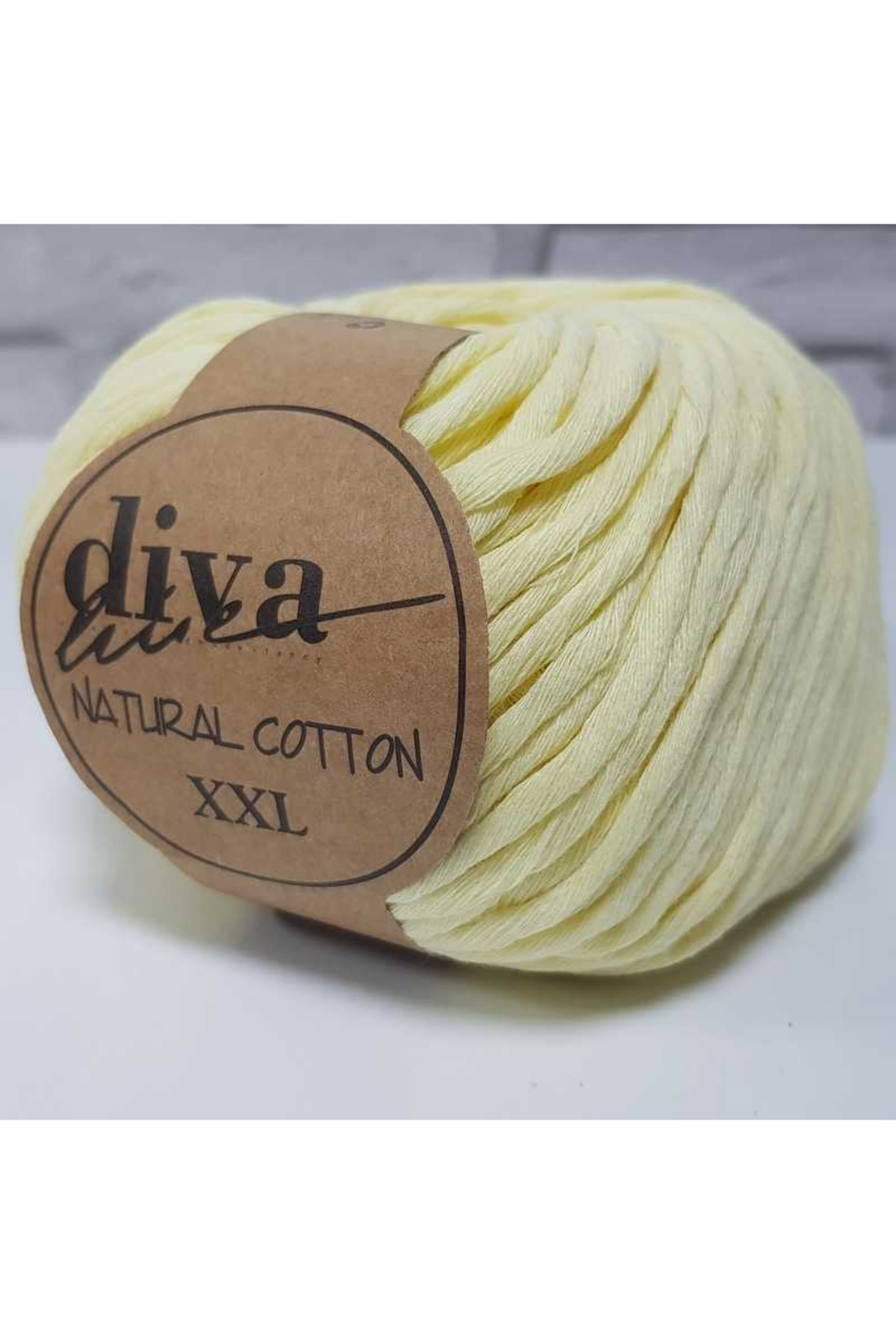 Diva Natural Cotton XXL El Örgü İpliği 100 Gr. 70 Mt. - Thumbnail