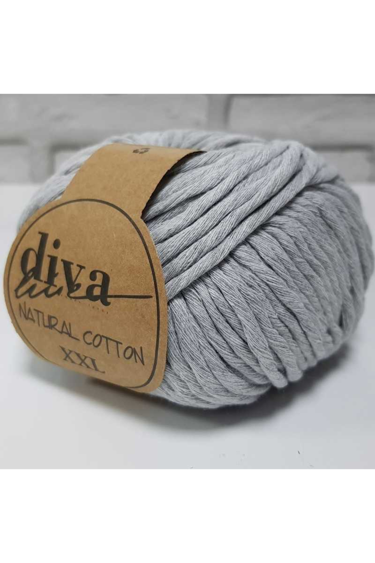 Diva Natural Cotton XXL El Örgü İpliği 100 Gr. 70 Mt. - Thumbnail