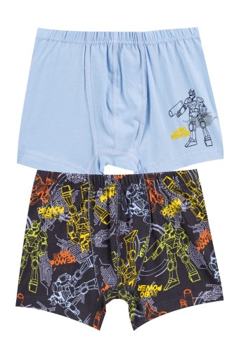 Domi - Domi Kids Erkek Çocuk Boxer 2'li - Asorti