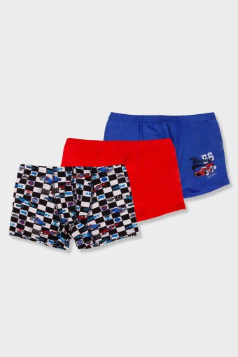 Domi - Domi Kids Erkek Çocuk Boxer 3'lü - Asorti