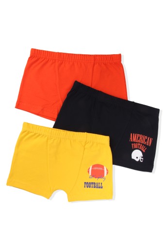 Domi - Domi Kids Erkek Çocuk Boxer 3'lü - Asorti