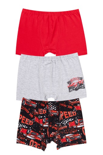 Domi - Domi Kids Erkek Çocuk Boxer 3'lü - Asorti