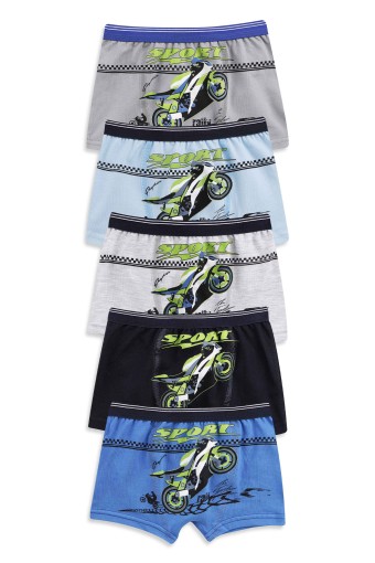 Domi - Domi Kids Erkek Çocuk Boxer Baskılı (1)