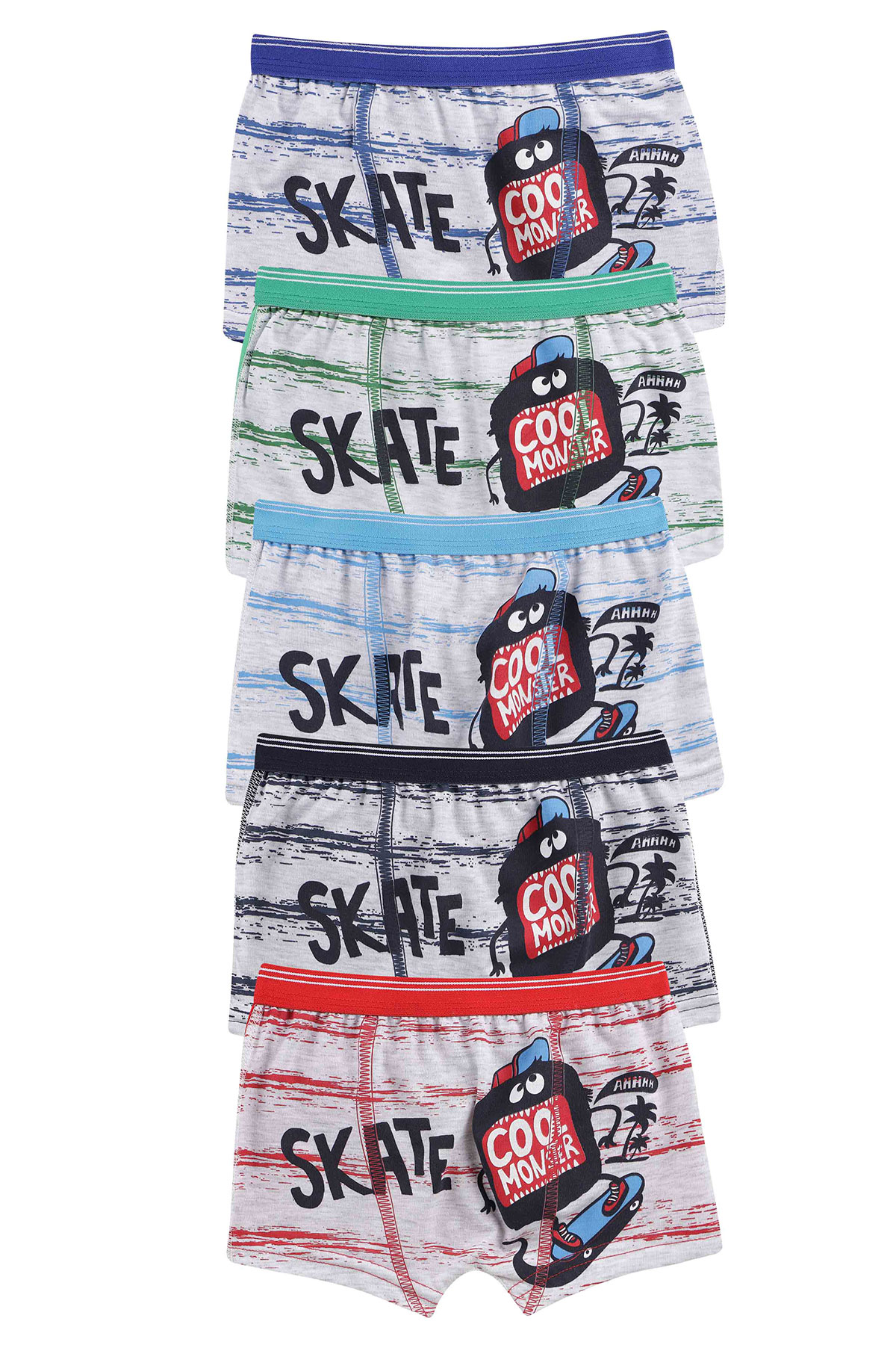 Domi Kids Erkek Çocuk Boxer Baskılı - Thumbnail