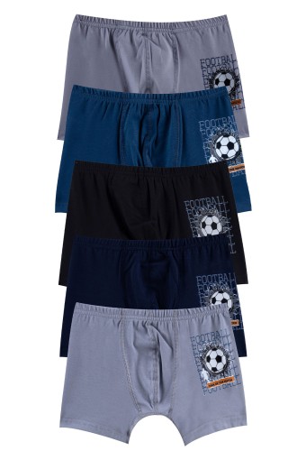 Domi - Domi Kids Erkek Çocuk Boxer Baskılı