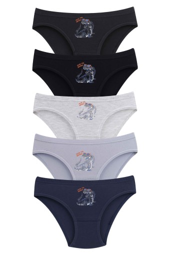 Domi - Domi Kids Erkek Çocuk Slip Külot Baskılı
