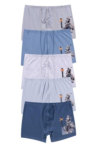 Domi - Domi Kids Erkek Garson Boxer Extreme Yazılı