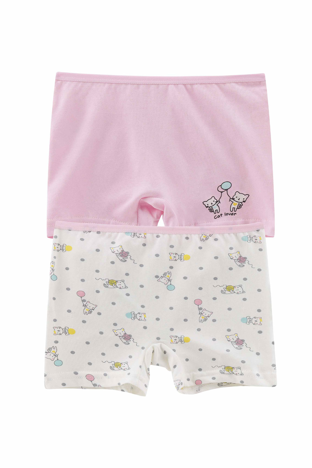 Domi Kids Kız Çocuk Boxer 2'li - Asorti - Thumbnail