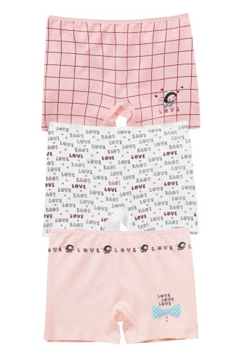 Domi - Domi Kids Kız Çocuk Boxer Baskılı