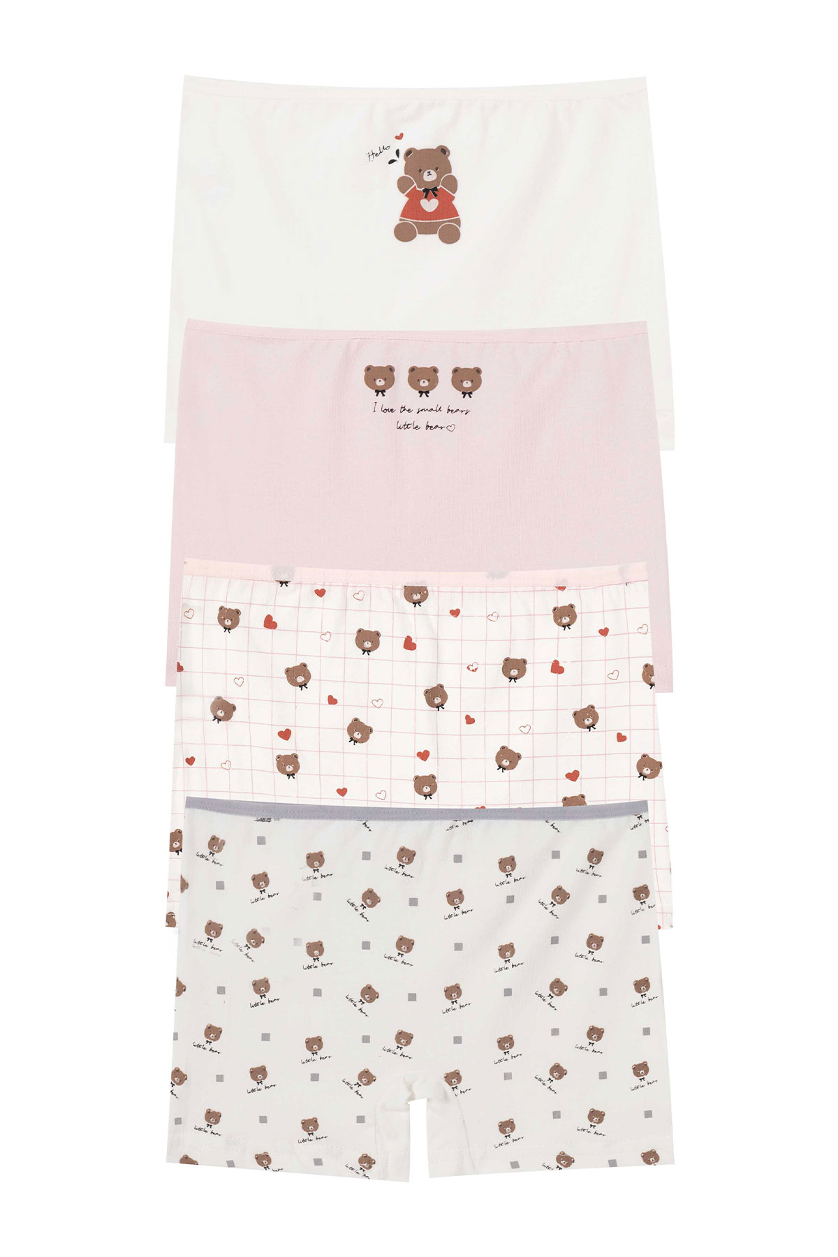 Domi Kids Kız Çocuk Boxer Baskılı - Thumbnail