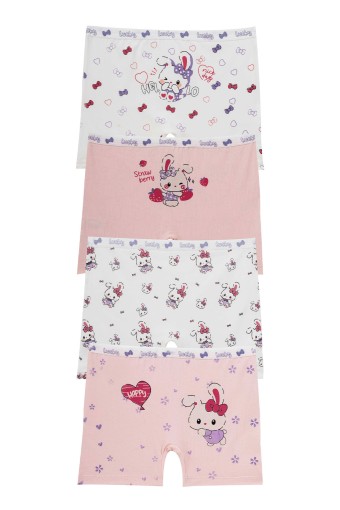 Domi - Domi Kids Kız Çocuk Boxer Baskılı