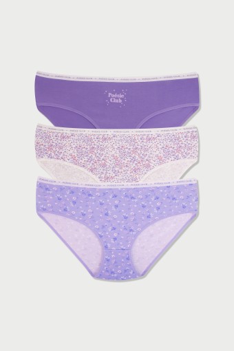 DOMİNANT - Dominant Kadın Bato Külot Büyük Beden 3'lü - Asorti