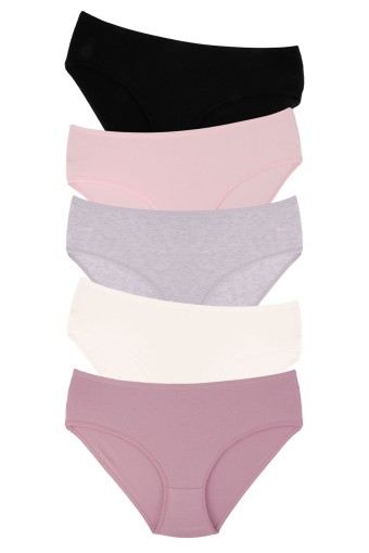 DOMİNANT - Dominant Kadın Bato Külot Büyük Beden 5'li - Asorti (1)