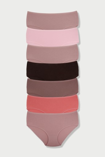 DOMİNANT - Dominant Kadın Bato Külot Büyük Beden 6'lı - Asorti (1)