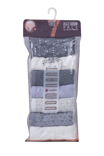 DOMİNANT - Dominant Kadın Bato Külot Büyük Beden 7'li