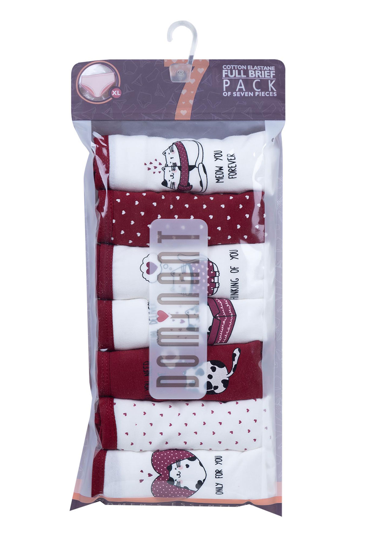 Dominant Kadın Bato Külot Büyük Beden 7'li - Thumbnail