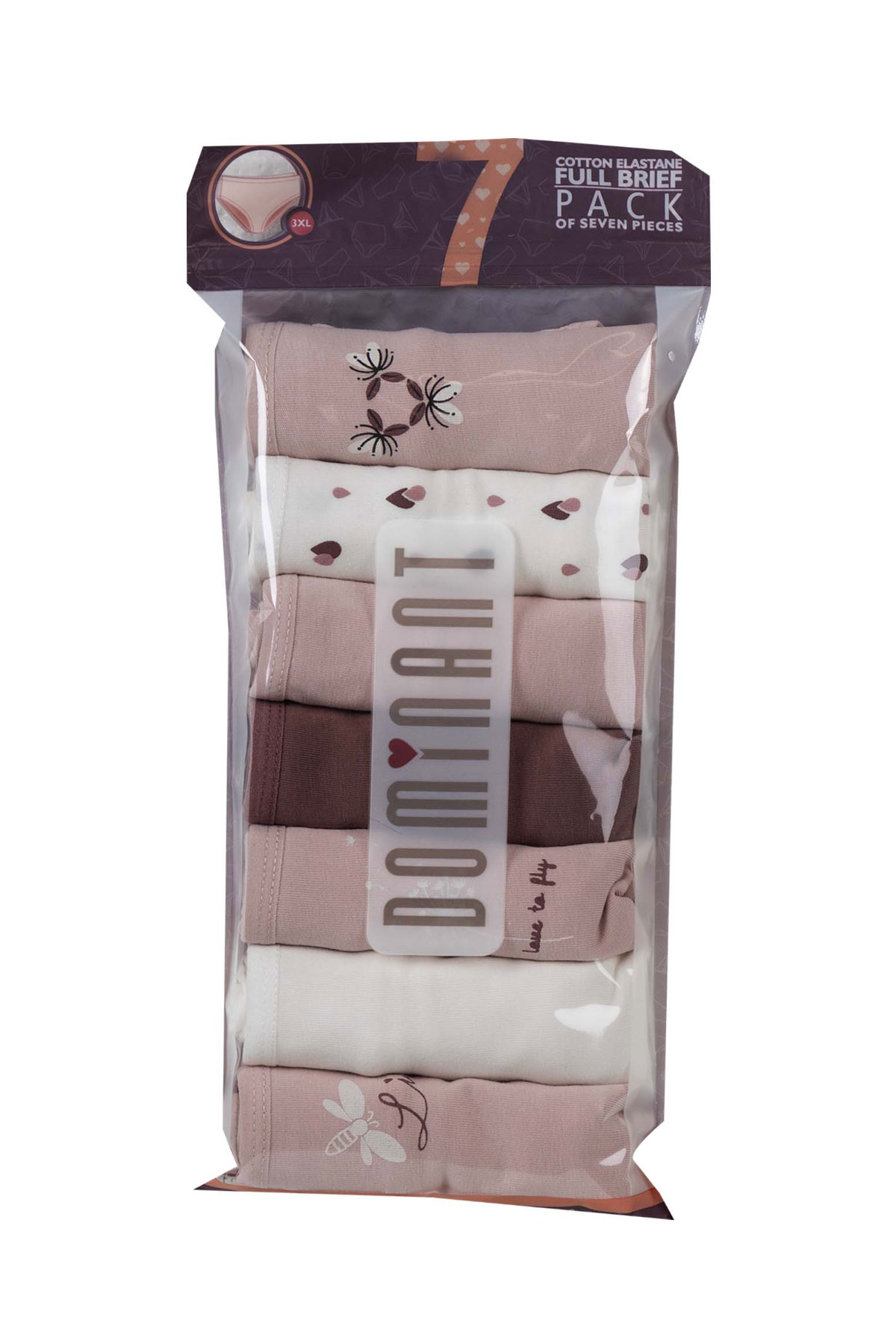 Dominant Kadın Bato Külot Büyük Beden 7'li - Thumbnail