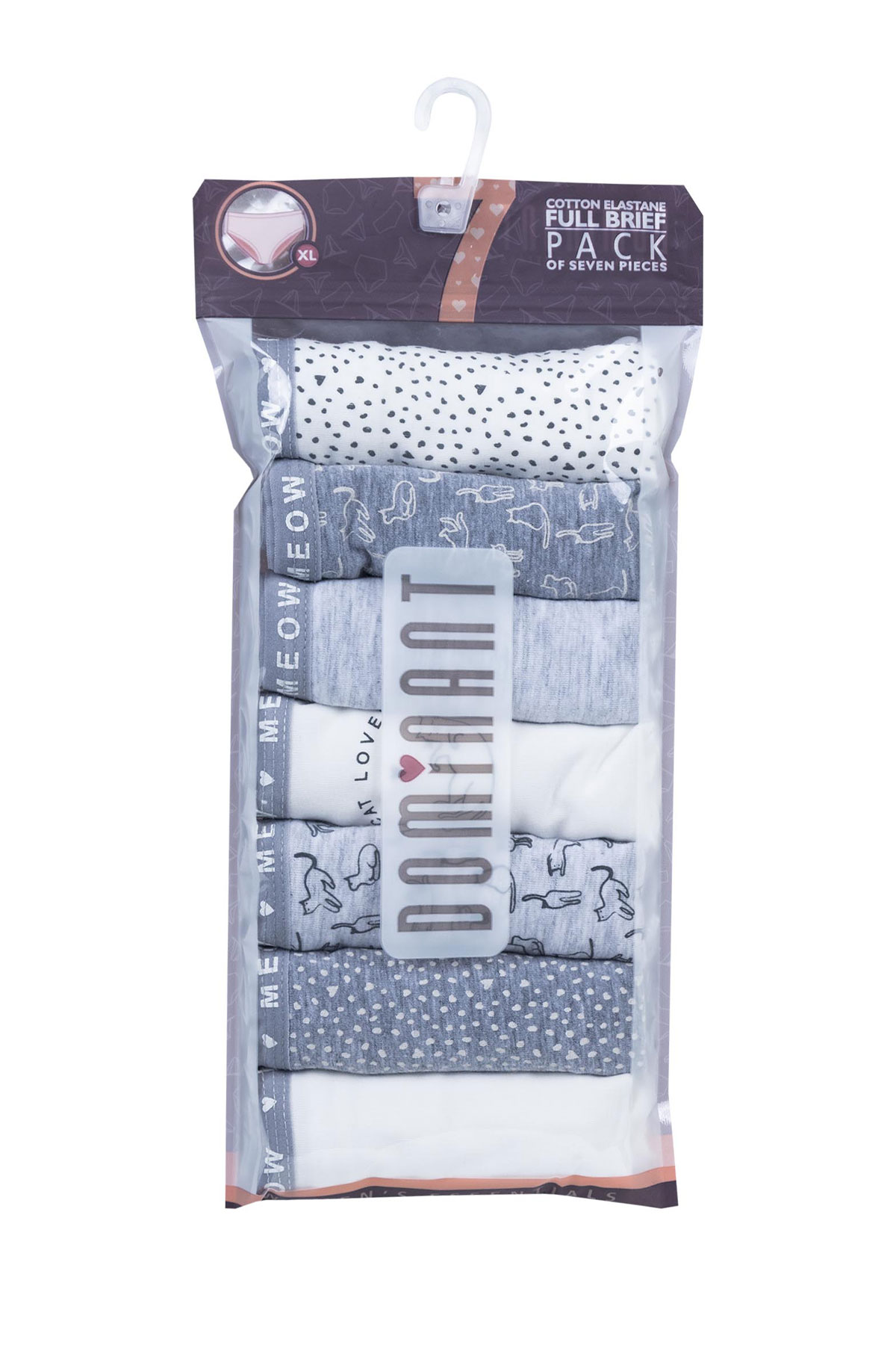 Dominant Kadın Bato Külot Büyük Beden 7'li - Thumbnail