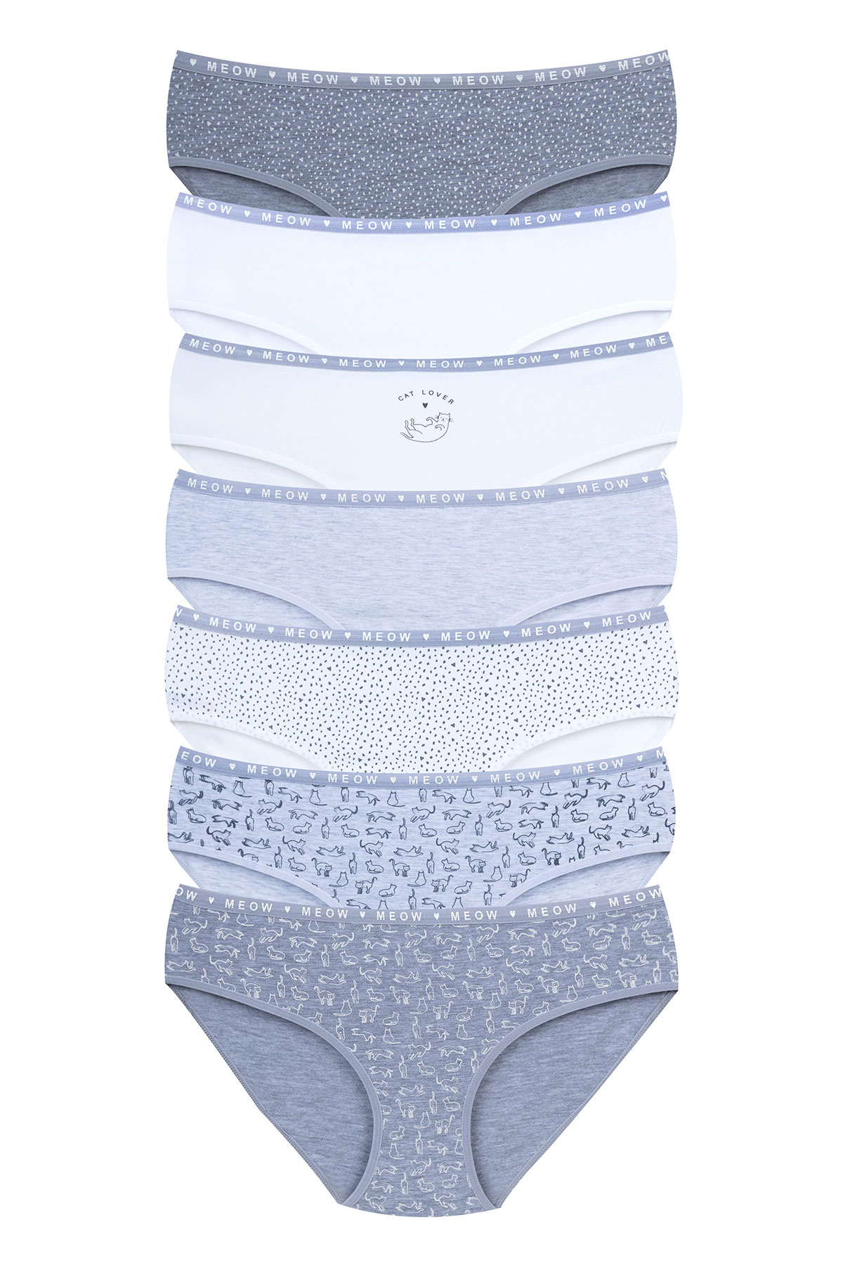 Dominant Kadın Bato Külot Büyük Beden 7'li - Thumbnail