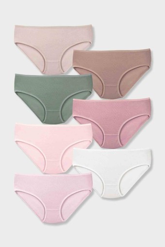 DOMİNANT - Dominant Kadın Bato Külot Büyük Beden 7'li - Asorti