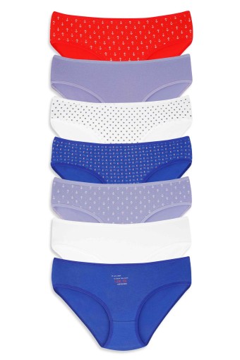 DOMİNANT - Dominant Kadın Bato Külot Büyük Beden 7'li - Asorti