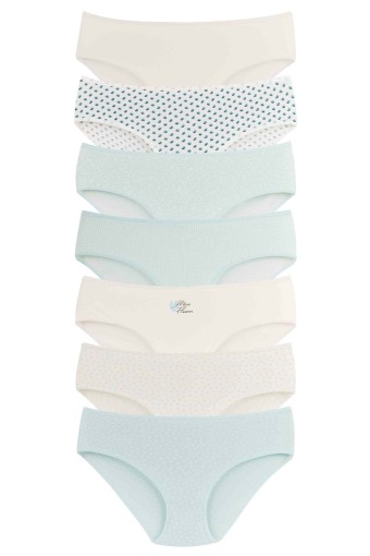 DOMİNANT - Dominant Kadın Bato Külot Büyük Beden 7'li - Asorti