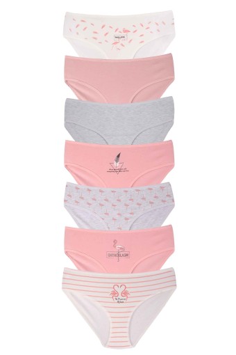 DOMİNANT - Dominant Kadın Bato Külot Büyük Beden 7'li - Asorti