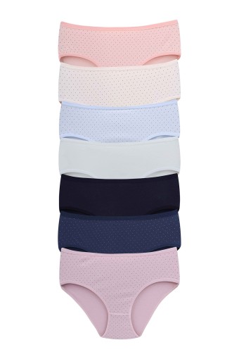 DOMİNANT - Dominant Kadın Bato Külot Büyük Beden 7'li - Asorti