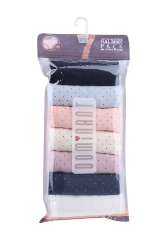 DOMİNANT - Dominant Kadın Bato Külot Büyük Beden 7'li - Asorti (1)