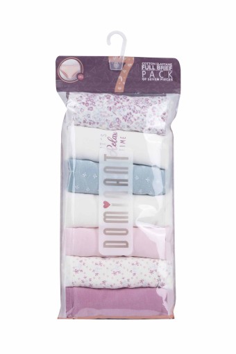 DOMİNANT - Dominant Kadın Bato Külot Büyük Beden 7'li - Asorti (1)