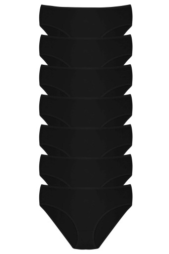 DOMİNANT - Dominant Kadın Bato Külot Büyük Beden 7'li - Siyah