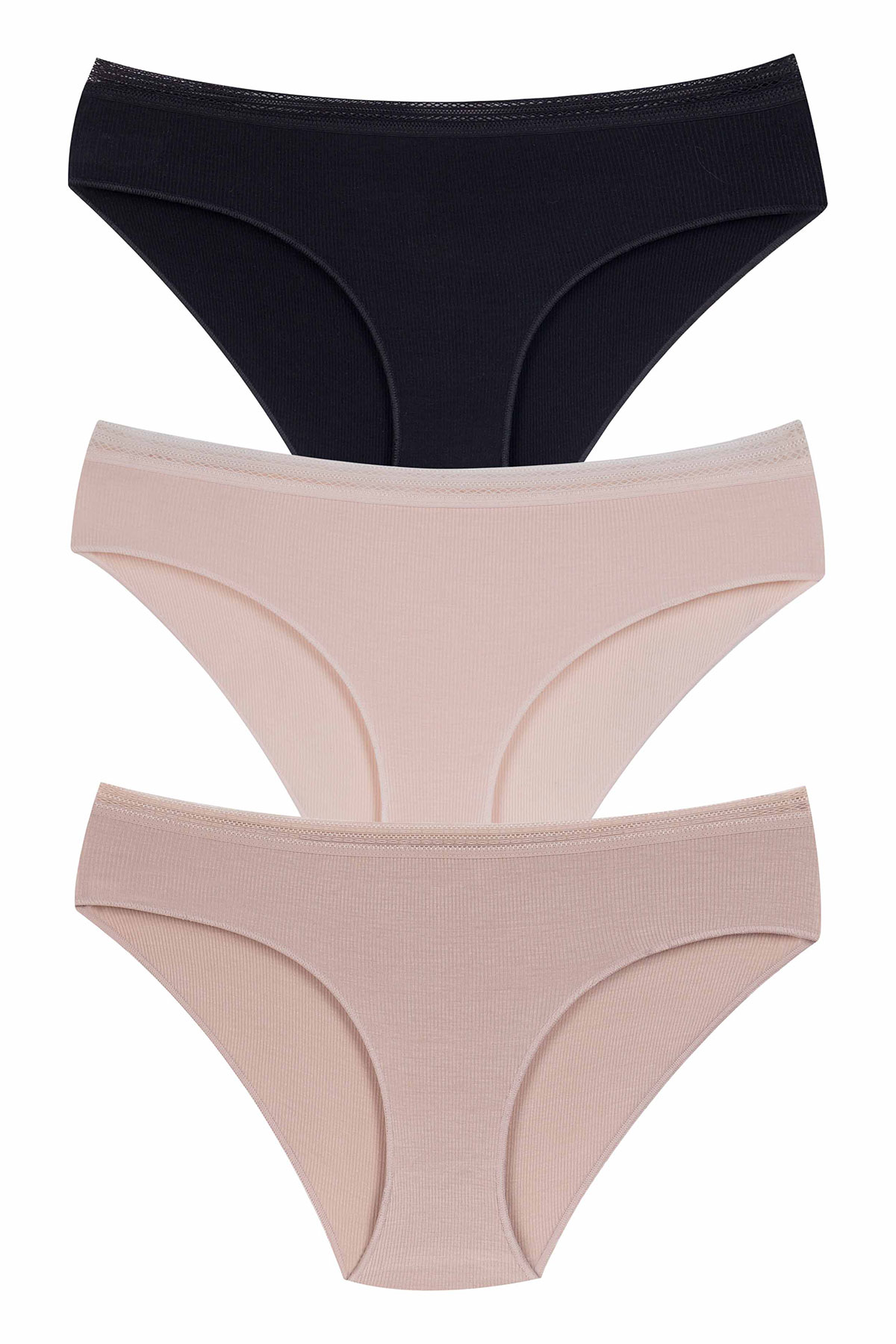 Dominant Kadın Bato Külot Büyük Beden Beli Dantelli - Thumbnail