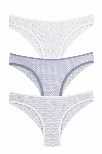 DOMİNANT - Dominant Kadın Bato Külot Desenli