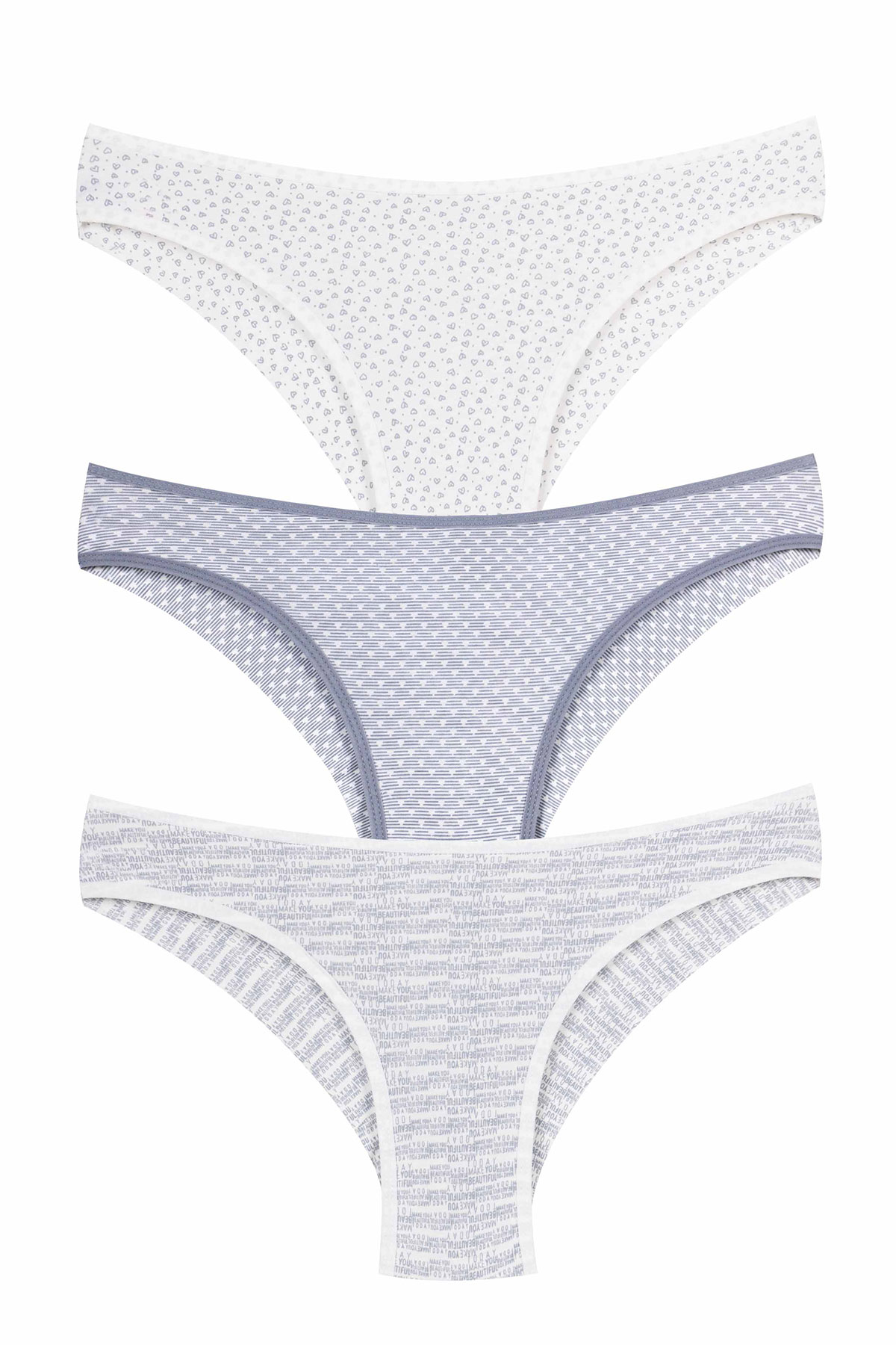 Dominant Kadın Bato Külot Desenli - Thumbnail