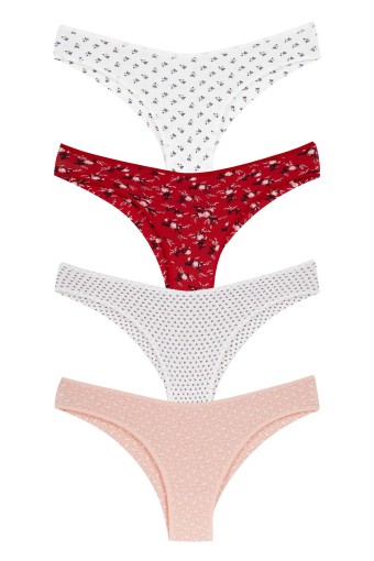 DOMİNANT - Dominant Kadın Bato Külot Desenli