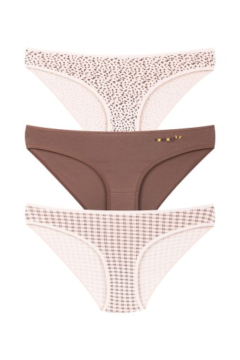 DOMİNANT - Dominant Kadın Bikini Külot 3'lü