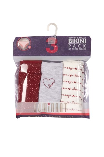 DOMİNANT - Dominant Kadın Bikini Külot 3'lü (1)