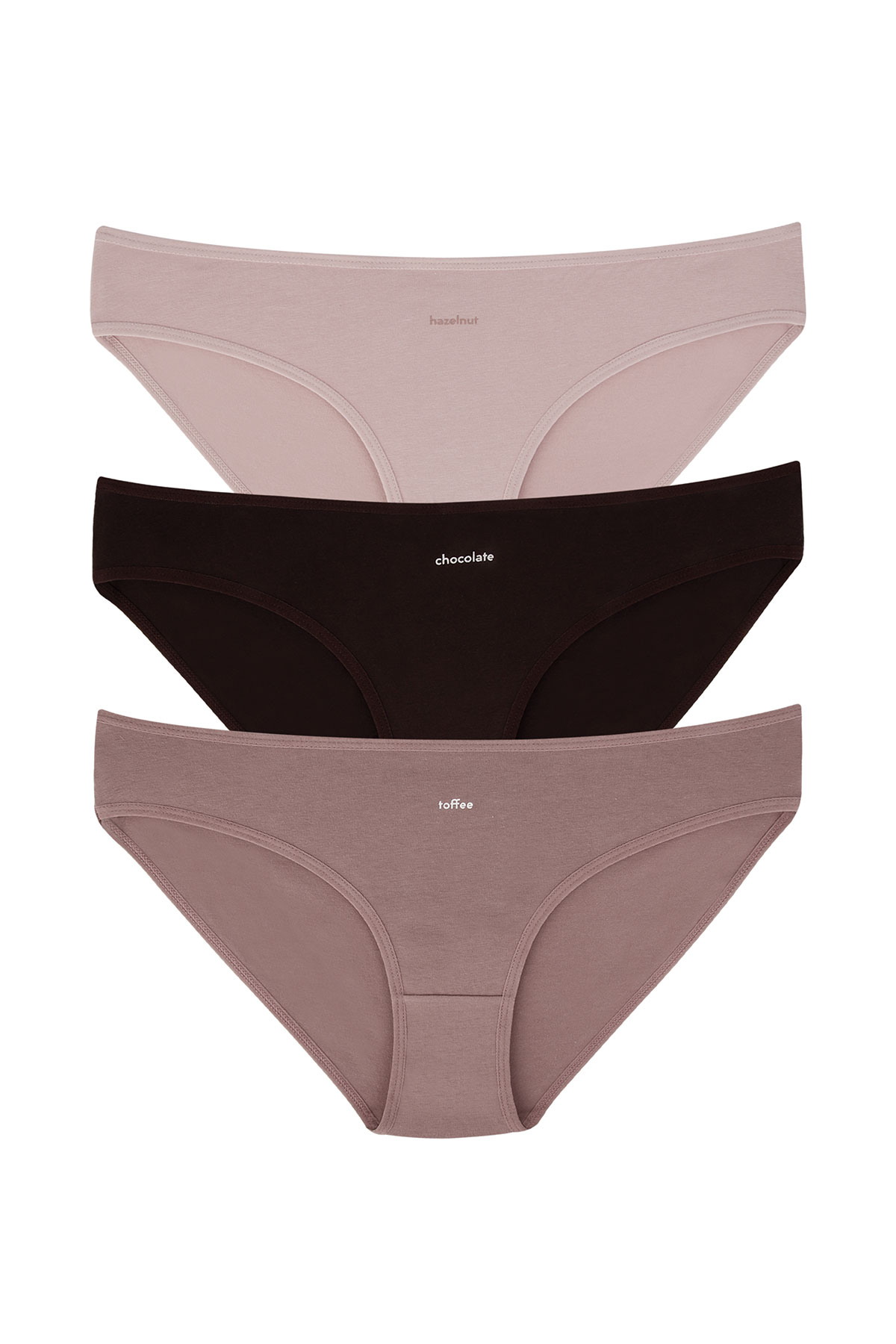 Dominant Kadın Bikini Külot 3'lü - Thumbnail