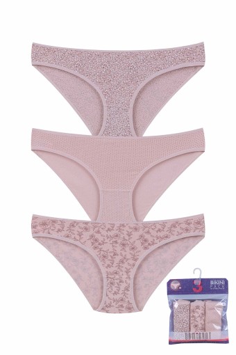 DOMİNANT - Dominant Kadın Bikini Külot 3'lü