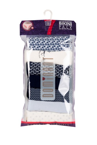 DOMİNANT - Dominant Kadın Slip Bikini Külot 7'li Desenli (1)