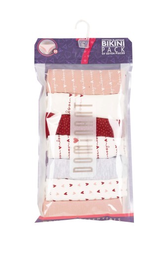 DOMİNANT - Dominant Kadın Slip Bikini Külot 7'li Desenli (1)