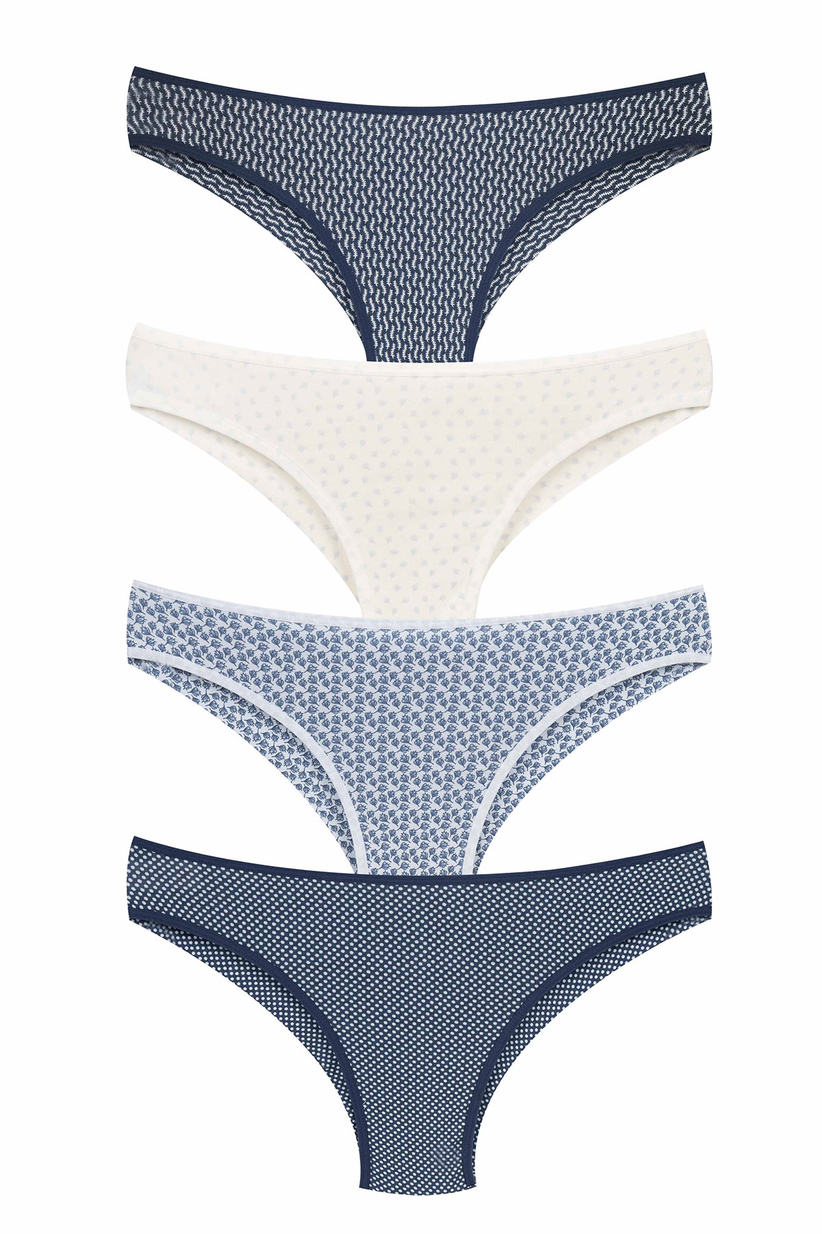 Dominant Kadın Slip Bikini Külot Desenli - Thumbnail