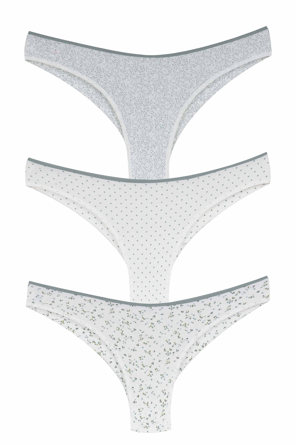 Dominant Kadın Slip Bikini Külot Desenli - Thumbnail