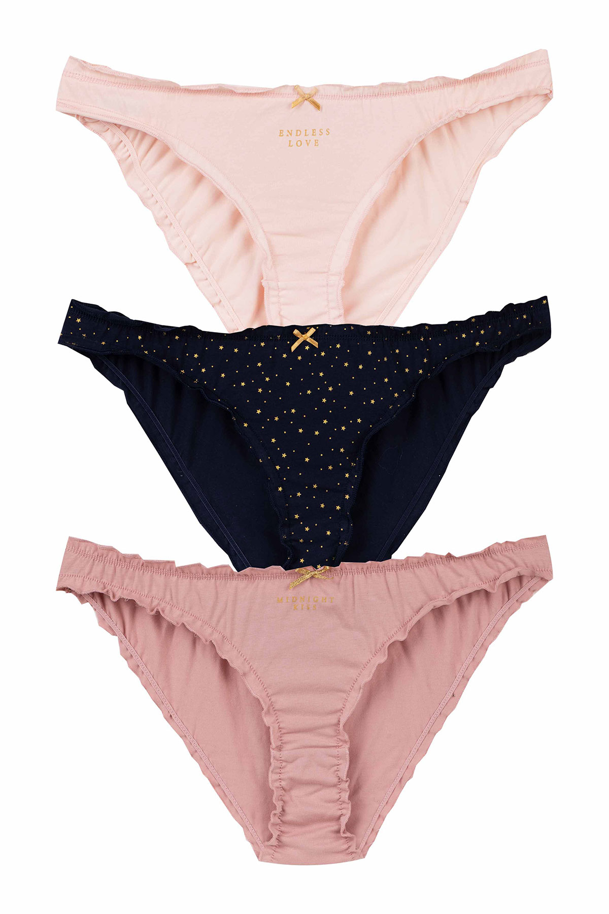 Dominant Kadın Slip Bikini Külot Fırfırlı - Thumbnail